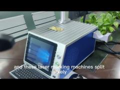 Mini Portable Max 20W 30W Metal Plastic Fiber Laser Marking Machine