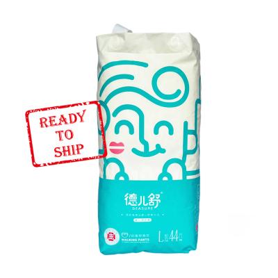 China Printed Ready To Ship High Quality Super Soft Baby Diapers Safety Modern Supplier Diaper For Newborn Baby for sale