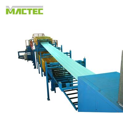 China Hot Sale Polyurethane Sandwich Panel Production Line Remote Production Control Sandwich Panel Slitter PU Sandwich Panel Making Machine for sale