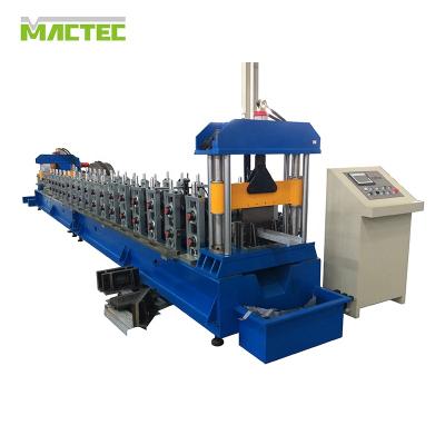 China Light Weight Trapezoidal Rolling Measuring Steel Machinery Easy Operation Easy Installation Factory Roll Forming C Purlin Machine for sale