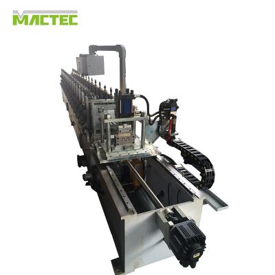 China Easy Installation High Quality China Automatic Control Steel Frame Metal Track Roll Forming Machine for sale