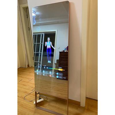 China Indoor Smart Fitness Mirror AI Android Home Exercise Mirror Motion Smart Artificial Intelligence for sale