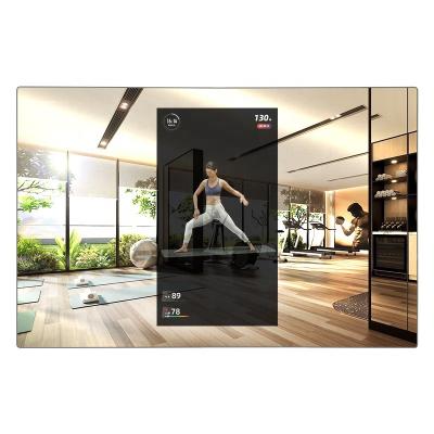 China Amazon Indoor Hot Sale For Gymnasium 55,65,75 Inch TV Indoor Standing Magic Mirror for sale