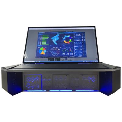 China Indoor 86inch Smart City Seats Workstations Consoles Control Room Consoles for sale