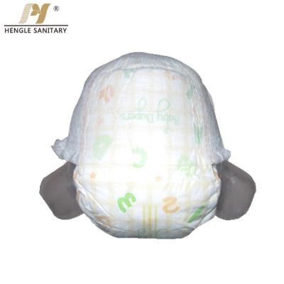 China Wholesale High Quality Disposable Baby Pull Printed Disposable Diaper With Blue Diaper for sale