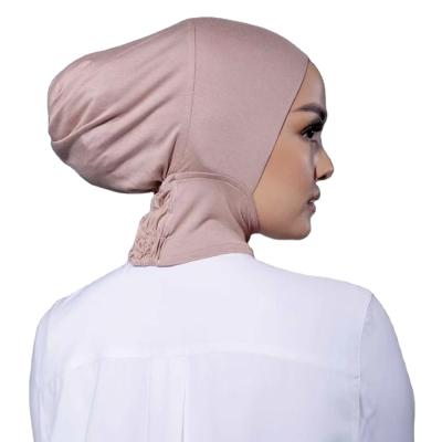 China New Fashion Design Cotton Hood Stretchy Tank Top Muslim Inner Hats Underscarf Hijab for sale