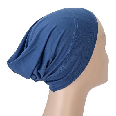 China Fashion New Arrival Soft Modal Islamic Muslim Cotton Hijabs Underscarf Hijab Elastic Hood for sale