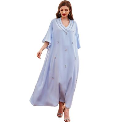 China Wholesale 2021 Breathable Arab Muslim Dress Islamic Muslim Dress Wear Turkish Kaftan Abaya Dress for sale