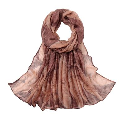 China New Design Fashion Malaysia Tudung Cotton Viscous Scarf Dyed Knotting Muslim Hijab Shawls for sale