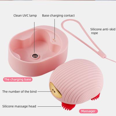 China Infrared Lightweight Portable Head Cat Dog Pet Massager Scalp Massager Water Proof for sale