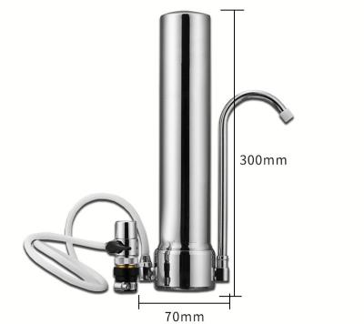 China Water Taste Optimization and Filtration High Quality Housing Carbon Activated Filters Diatom Activated Carbon Tap Water Filtration Faucet Purifier Ceramic Sintered Filter for sale