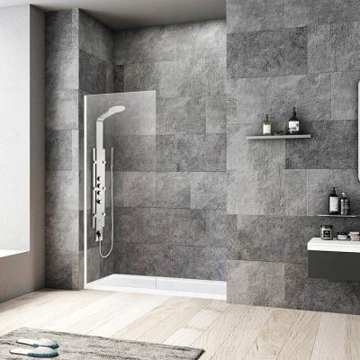 China Modern Wholesale Price 10mm Thickness Tempered Glass Frameless Walk In Shower Door For Shower for sale