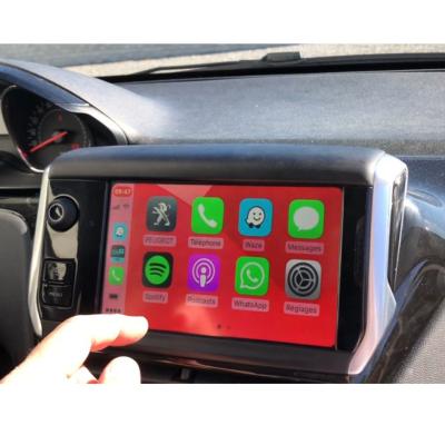 China SMEG Radio Upgrade For Peugeot 208 Apple iPhone CarPlay Module Android Auto Wireless Interface Mirror link Navigation System for sale