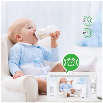 China 7 Inch Music Player Radio Monitoring Safety Kids Baby Monitor Indoor WiFi Video-Audio Camera With Temperature Monitor for sale