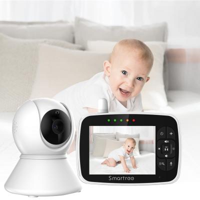 China Wholesale 3.5 Inch Smart Video Baby Music Player Monitor Long Range Wifi Screen Night Vision Victure Two Way Audio Baby Monitor for sale