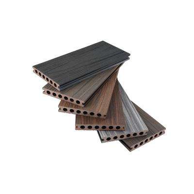 China EUROPEAN Wpc Decking Wood Grain 3D Plastic Composite Wood Deck Outdoor wpc Decking Flooring for sale