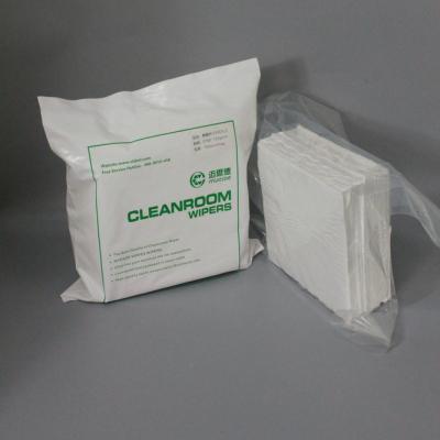 China 100% Polyester / Microfiber or Customized Myesde Polyester cleanroom wiper dustless cleanroomwipes for sale