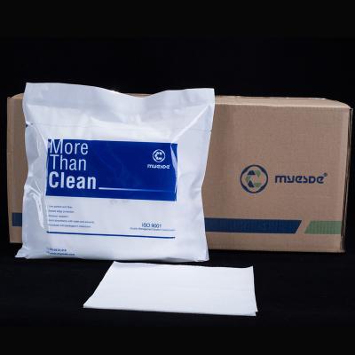 China 60% Discount Class Polyester Microfiber Cloth Sustainable Industrial Lint Free Cleanroom Wipers 100% Cleaning Wiper For Instruments for sale