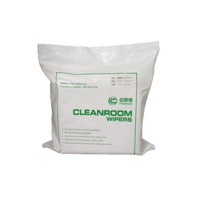 China 100% Sustainable Polyester ISO9001 140gsm Cleanroom Wiper For Pharmaceuticals for sale