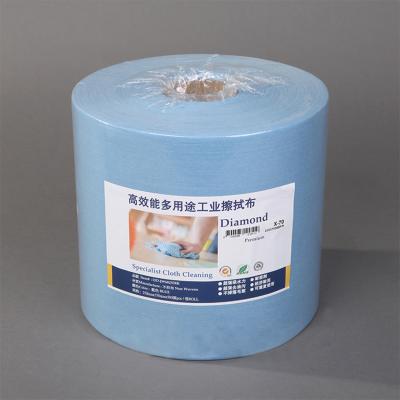 China High Quality Sustainable Meltblown Nonwoven Roll Nonwoven Industrial Cleanroom Wipes Paper for sale