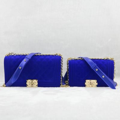 China Fashoion fashion luxury velvet purses ladies handbags chain designer bags for women for sale