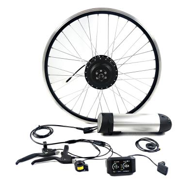 China New arrival 36v 48v 500w brushless hub motor electric bike conversion kit for sale 16