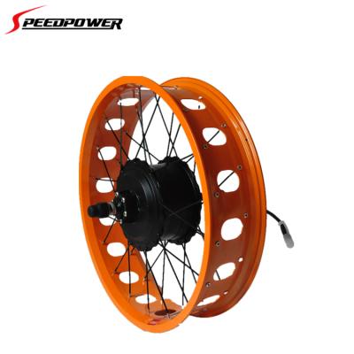 China speedpower snowmobile motor 48v 500w 26inch fat tire e bike kit 16