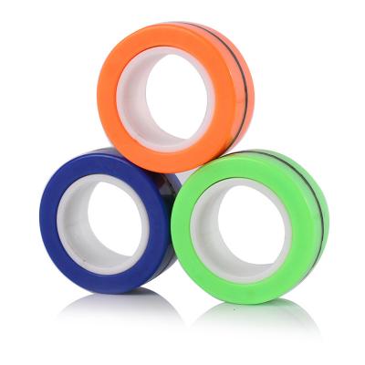 China Ring Bracelet Useful Product Magnetic Decompression Casual/Sports Toy Rotating Rings Spinner for sale