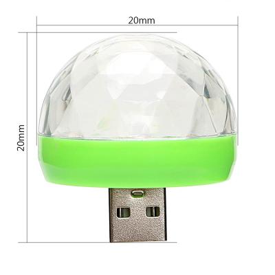 China Modern LED Effect Lights for USB Mini Car Stage Light Portable RGB Disco Family Party Holiday Effect Lamp for sale