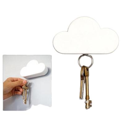 China Multifunctional Home Keyholder Novelty Cloud Shape Magnets Key Holder Suck Holder Hanger Chain Magnetic Ring for sale