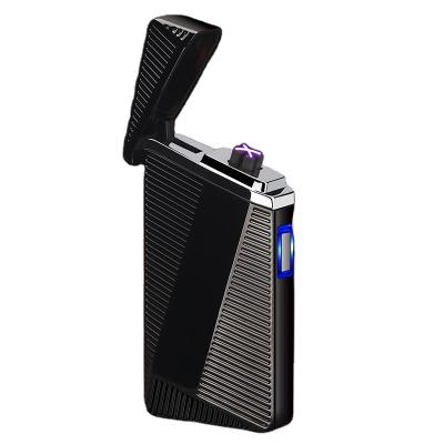 China Windproof Dual ARC USB Lighter Dual Arc Cigarette Lighter High Quality Electronic Electric Lighter Refill With Exclusive Gift Boxes encendedor for sale