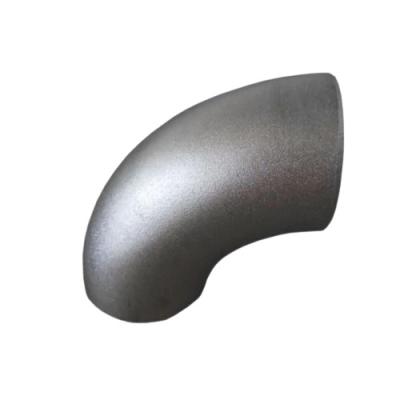 China ASTM B363 Gr7 Titanium naadloos buisstuk 45 90 SR LR graad Elbow voor industriële toepassingen Te koop