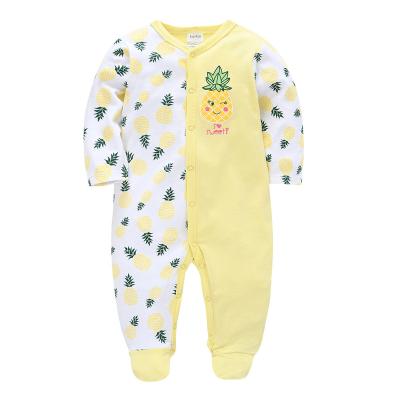 China Newborn Cotton Spring And Autumn Long Sleeve Leisure Baby Rompers Baby Clothes Romper for sale