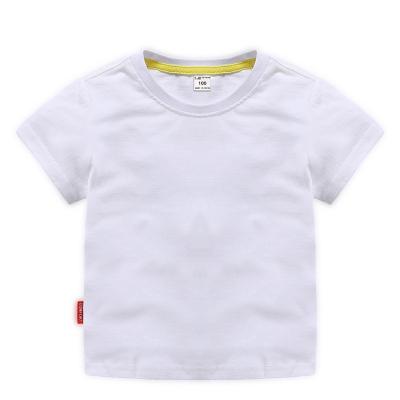 China Breathable Plain Cotton 100% Custom Logo Blank Kids T-shirts Kids T-shirts for Boys and Girls for sale