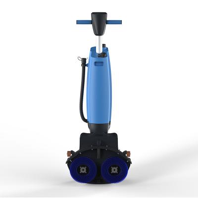 China Other Aikerui K1 Scrubber Dryer Machine For Hand Spin Manual Double Disc Design Double Disc Scrubber for sale