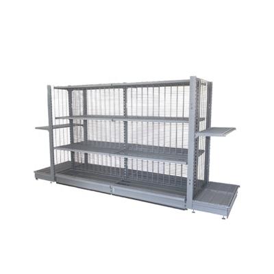 China Factory manufacturer supermarket display rack design store double sided rack for sale for sale