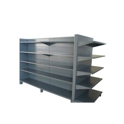 China New design metal structure double sided supermarket display rack for sale for sale