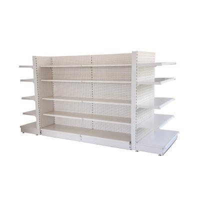 China China Supermarket Double Sided Adjustable Cold Rolled Steel Rack Shelves for sale