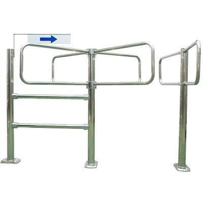 China Full Automatic Safety Entrance Supermark Office School Park Supermark Subway Park Free Open Swing Barrier Gate for sale