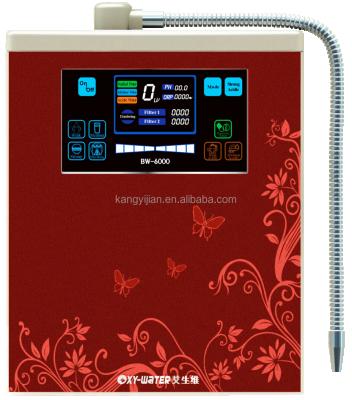 China Electrolysis Mineral Alkaline Electric Platinum Coated Alkaline Dish Water Ionizer For Home , Commercial for sale