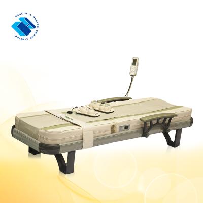 China Plastic POP RELAX NEW Health 2019 Beauty Auto Whole Body Jade Roller Infrared Medical Massage Bed for sale