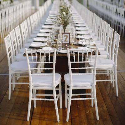 China Modern white gold banquet wedding chiavari chair for sale