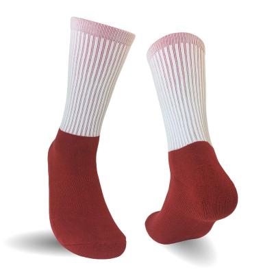 China Sporty Multicolor Blank Tube Ankle Sports Sublimation Socks Sublimation Football Socks for sale