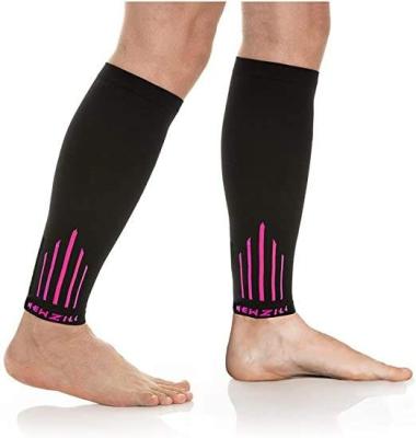 China Adult Sports Calf Support Nylon Colored Calf Sleeve High Quality Calf Sleeve for sale