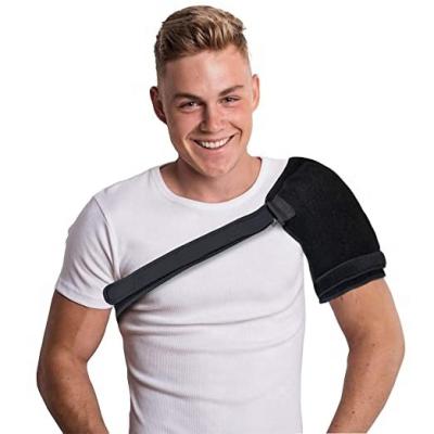 China Non Slip Breathable Gym Fitness Sports Safety Shoulder Wrap Mens Shoulder Brace Supporter for sale