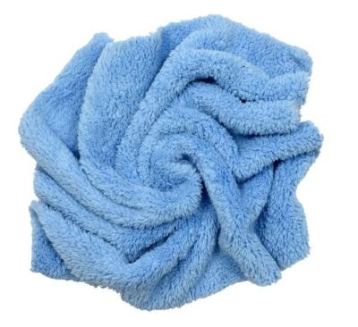 China Factory Direct Sale Extra Absorbent Blue Towel QUICK DRY Microfiber Coral Fleece Car Towel Car Wash Towel for sale