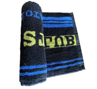 China High Quality Towels Hypoallergenic Custom Logo Jacquard Woven Towel Cotton Sport Towels for sale