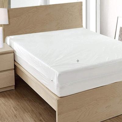 China Factory Sale High Quality Waterproof Cheap Plastic PVC Vinyl Mattress Protector With Zipper for sale