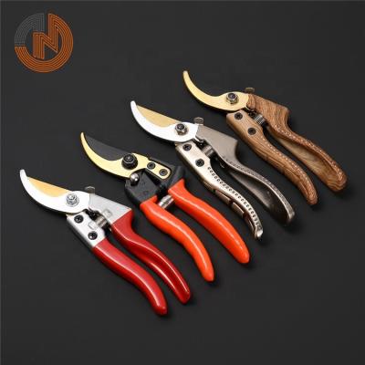 China 8 Inch SK5 Handle Garden Pruner Branches Pruner Shears Bypass Manual Scissors High Carbon Steel Shears Anti-Skid Manual Scissors for sale