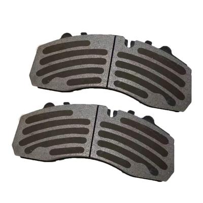 China Passed ISO9001:2008 No Noise 29087 Long Life Bus Truck Emark R90 Brake Pad For Man Benz Heavy Duty Actros for sale